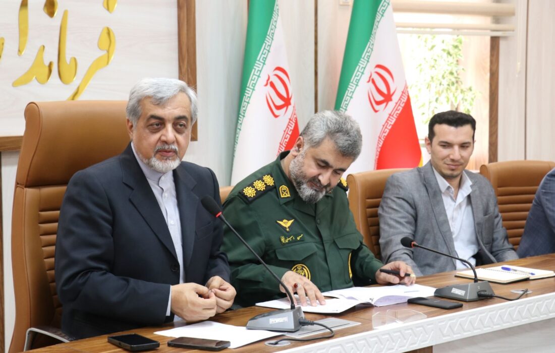 برگزاری مراسم جاماندگان اربعین در میدان شهدای ذهاب رشت