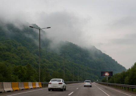 شاخص کیفیت آلودگی هوای منجیل