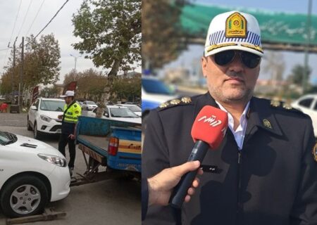 تشدید برخورد پلیس راهور گیلان با توقف خودروها در محل عبور عابرین پیاده