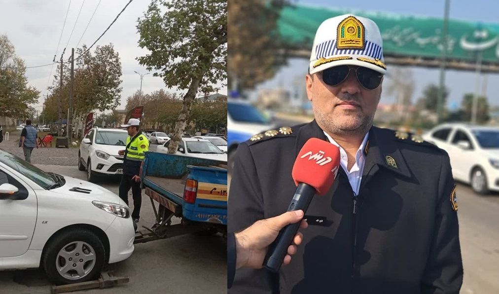 تشدید برخورد پلیس راهور گیلان با توقف خودروها در محل عبور عابرین پیاده