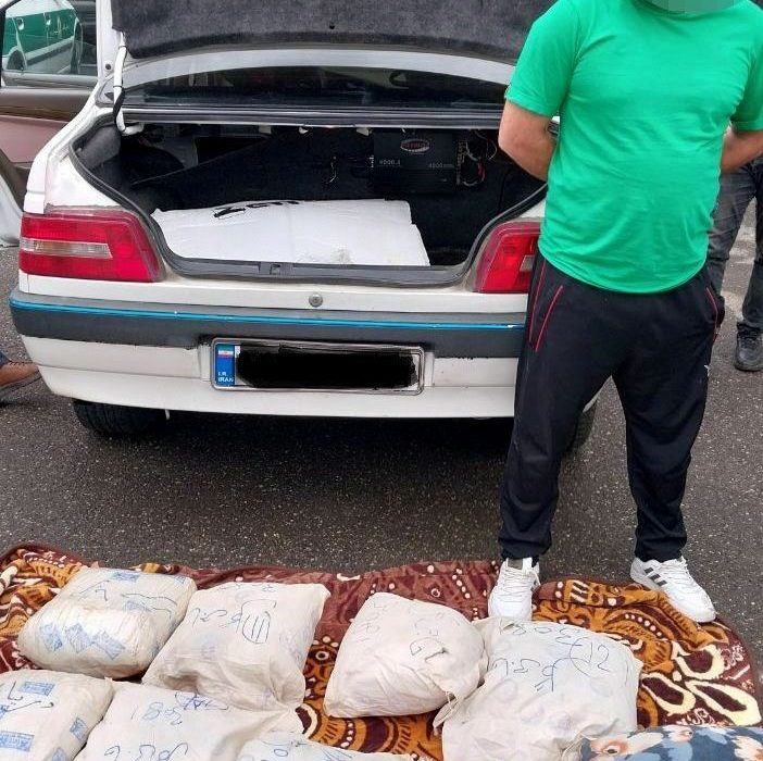 ۸۰ کیلو تریاک به مقصد نرسید/دستگیری قاچاقچی در رودسر