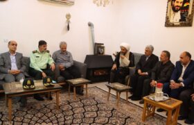 دیدار فرمانده کل انتظامی کشور با خانواده شهید مدافع امنیت حسن عشوری + تصاویر