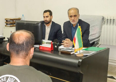 بازدید دادستان مرکز استان گیلان به مناسبت هفته قوه قضاییه از زندان مرکزی رشت