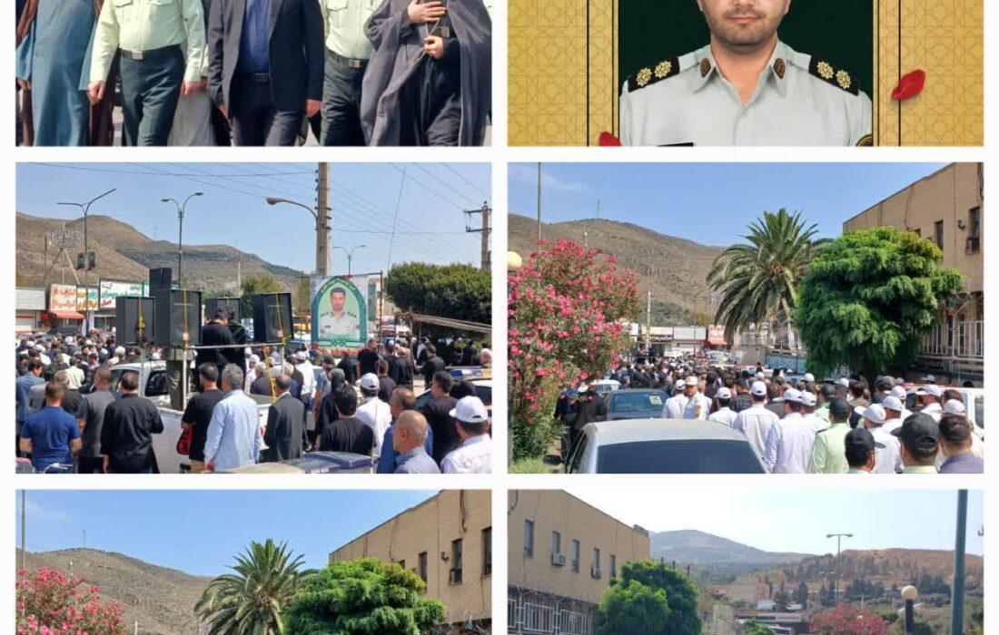 مراسم تشییع پیکر شهید سرهنگ دوم “توحید مهرپور دارستانی” در رودبار برگزار شد