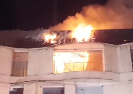 اعزام تیم‌های کمکی آتش نشانی رشت به خمام