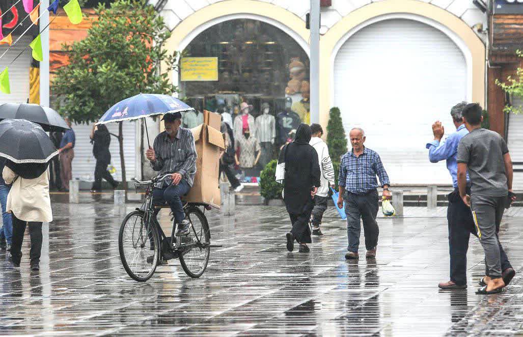 آغاز بارش‌های تابستانی و کاهش دما در گیلان از فردا