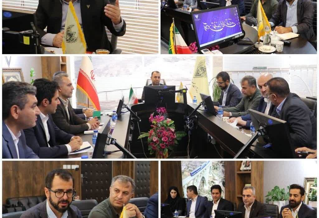 نشست مدیرکل راه‌آهن شمال۲ با مدیران شرکت جمهوری آذربایجان