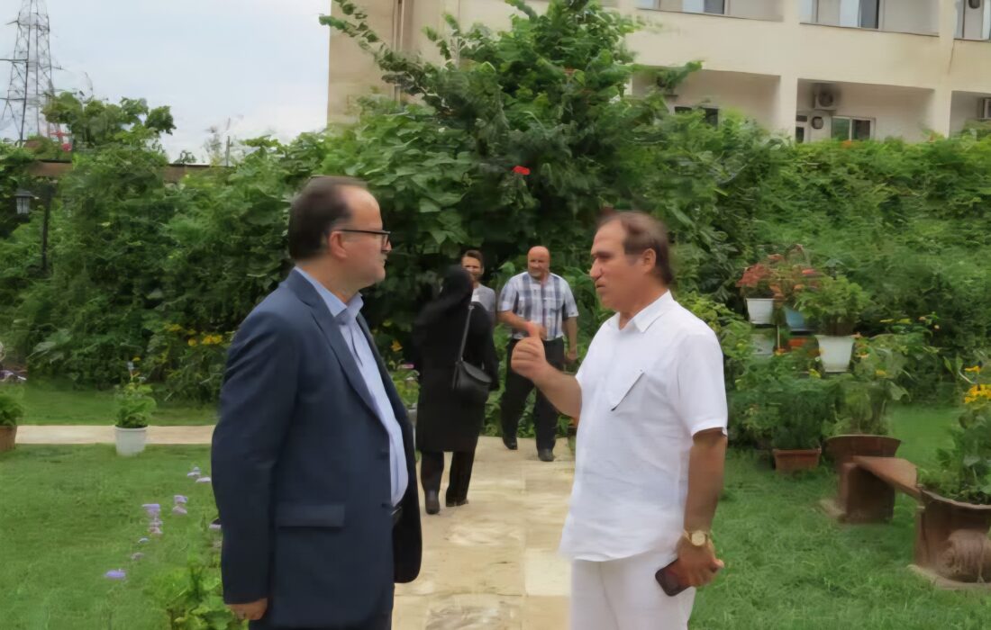 بررسی پروژه اقتصادی هتل راتینس شاندرمن توسط مدیرکل امور اقتصادی و دارایی گیلان 