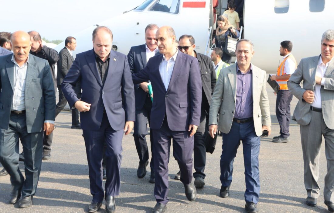 وزیر جهاد کشاورزی وارد گیلان شد