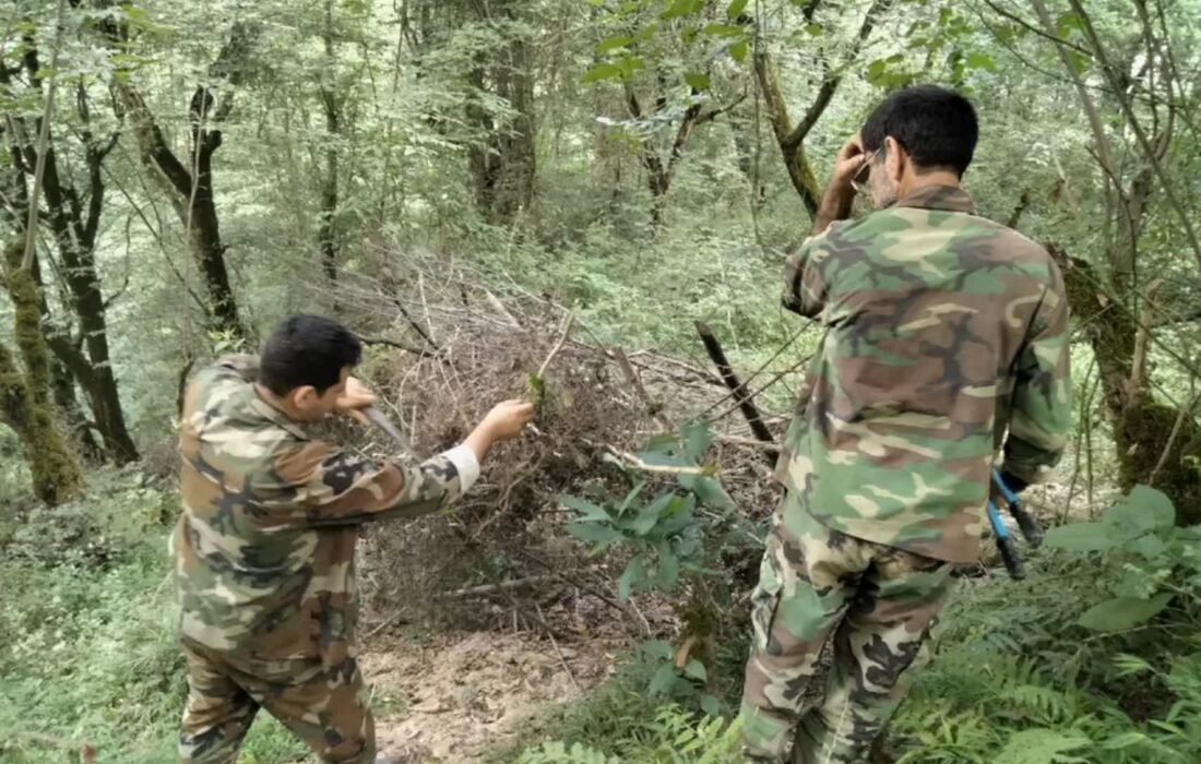 رفع تصرف حدود ۸۰۰۰ مترمربع از اراضی ملی بخش رحیم آباد