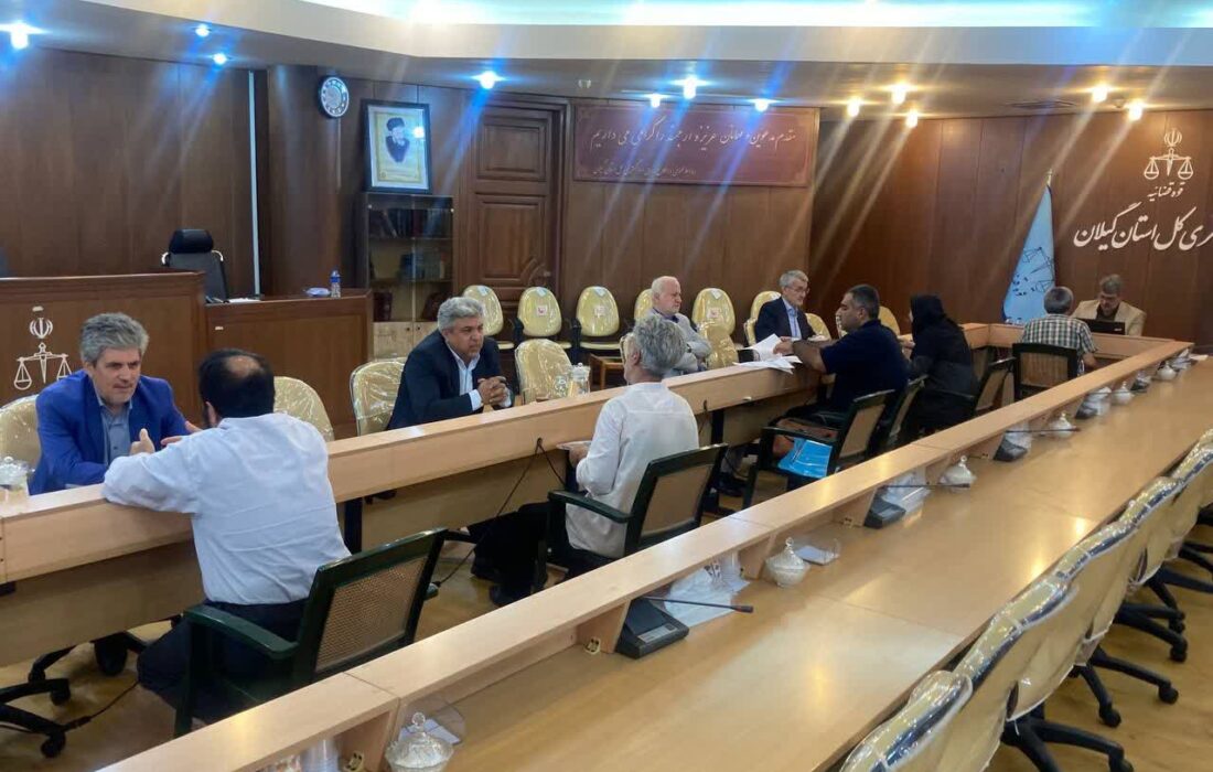 ملاقات ۱۰۴ نفر از شهروندان با رئیس ‌کل دادگستری گیلان و معاونین قضایی