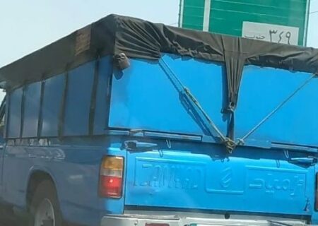 توقیف نیسان شوتی حامل مواد شوینده تقلبی در مرکز گیلان