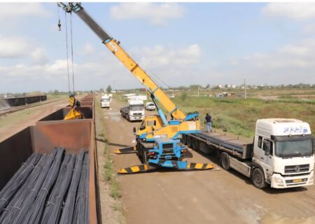 ایستگاه راه‌آهن رشت؛ دروازه جدید صادرات میلگرد به ترکمنستان