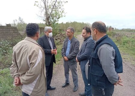 تسریع در دیوارسازی نقاط حادثه‌خیز برای پیشگیری از سیلاب در روستاهای رشت