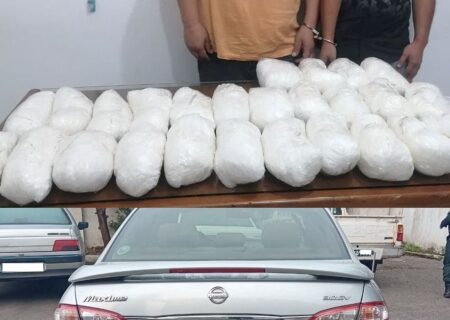 ضربه سنگین پلیس گیلان به سودگران مرگ/کشف ۲۶ کیلو شیشه در چابکسر