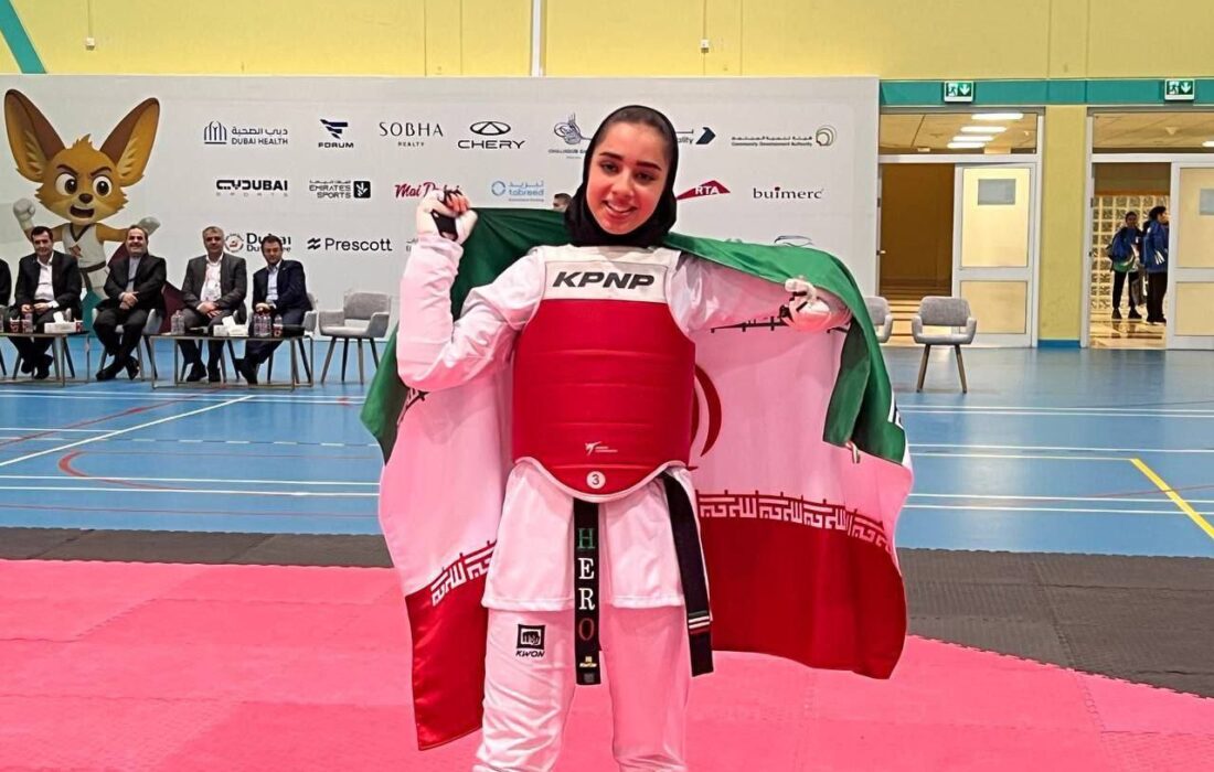 بانوی پاراتکواندو گیلان طلایی شد