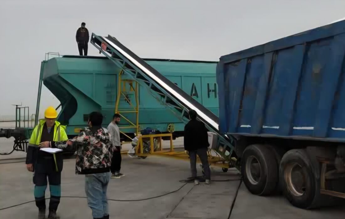 آغاز بارگیری و اعزام محموله ترانزیتی کود اوره از بندرکاسپین