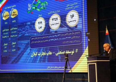 با حضور معاون رئیس‌جمهور؛ ۱۶ طرح صنعتی گیلان با سرمایه‌گذاری ۴۳۵۹ میلیارد تومان افتتاح شد