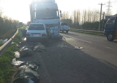 تجاوز به چپ سواری پراید جان ۳ نفر را گرفت