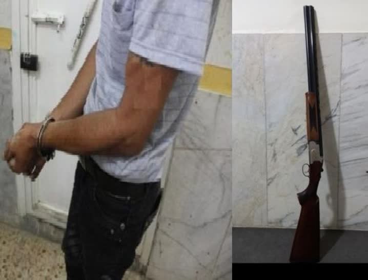 دستبند قانون بر دستان عامل ۴۳ ساله تیراندازی در لنگرود