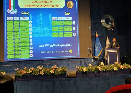 ۱۲ پروژه شرکت برق منطقه‌ای گیلان به بهره‌برداری رسید