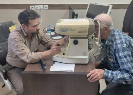 ارائه خدمات رایگان چشم پزشکی به ۴۵۰ مددجوی شهرستان بندرانزلی